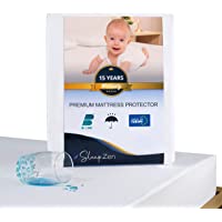SLEEPZEN Protector de Colchón Cuna Impermeable 60x120- Muletón 100%- Cubre Colchón de Nueva generación - Anti-ácaros…